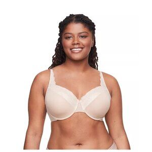 ! NWT Olga Cloud 9 Underwire Contour w/ Lace Underwire Bra sz 44D
